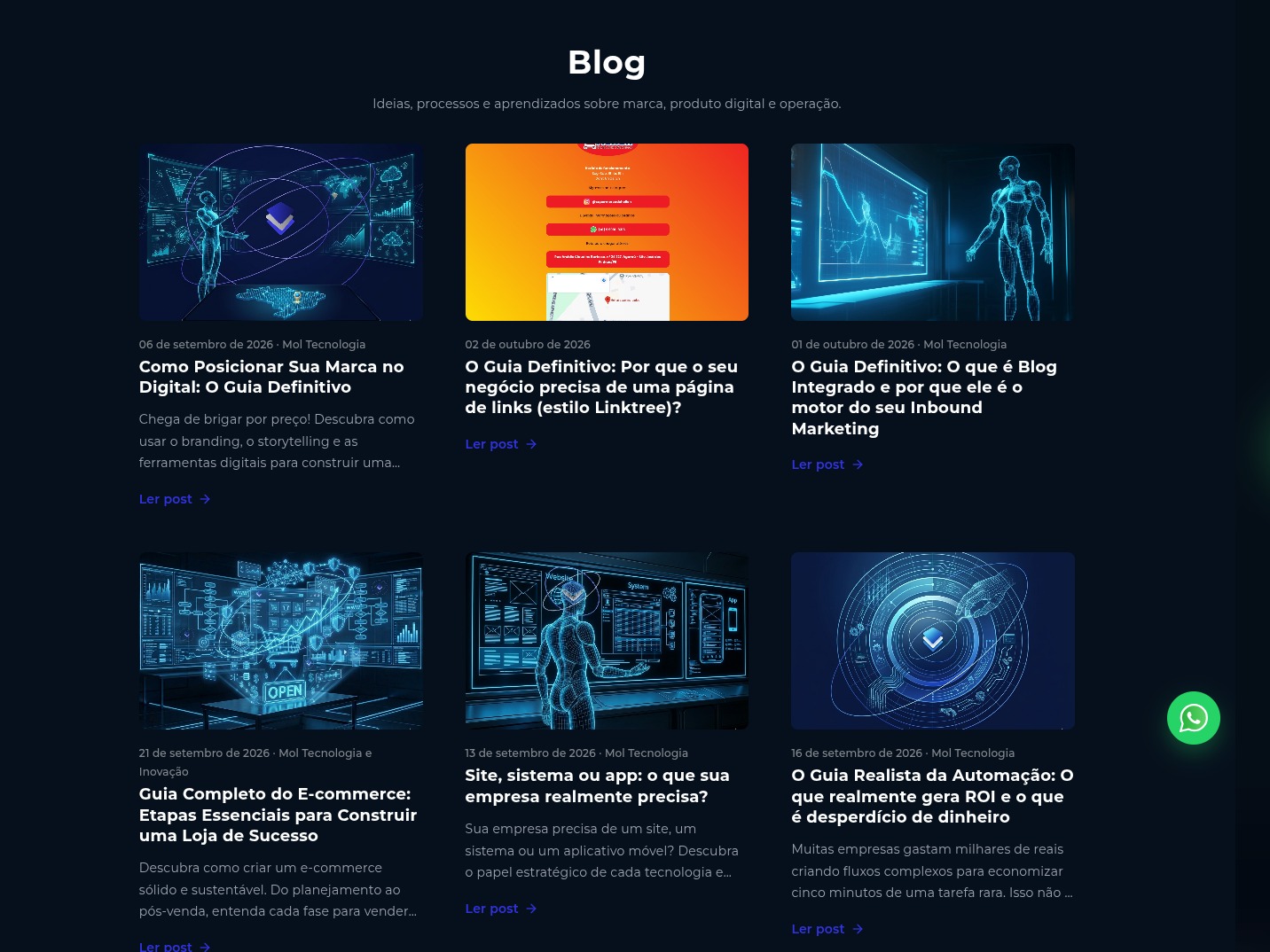 O que é Blog Integrado