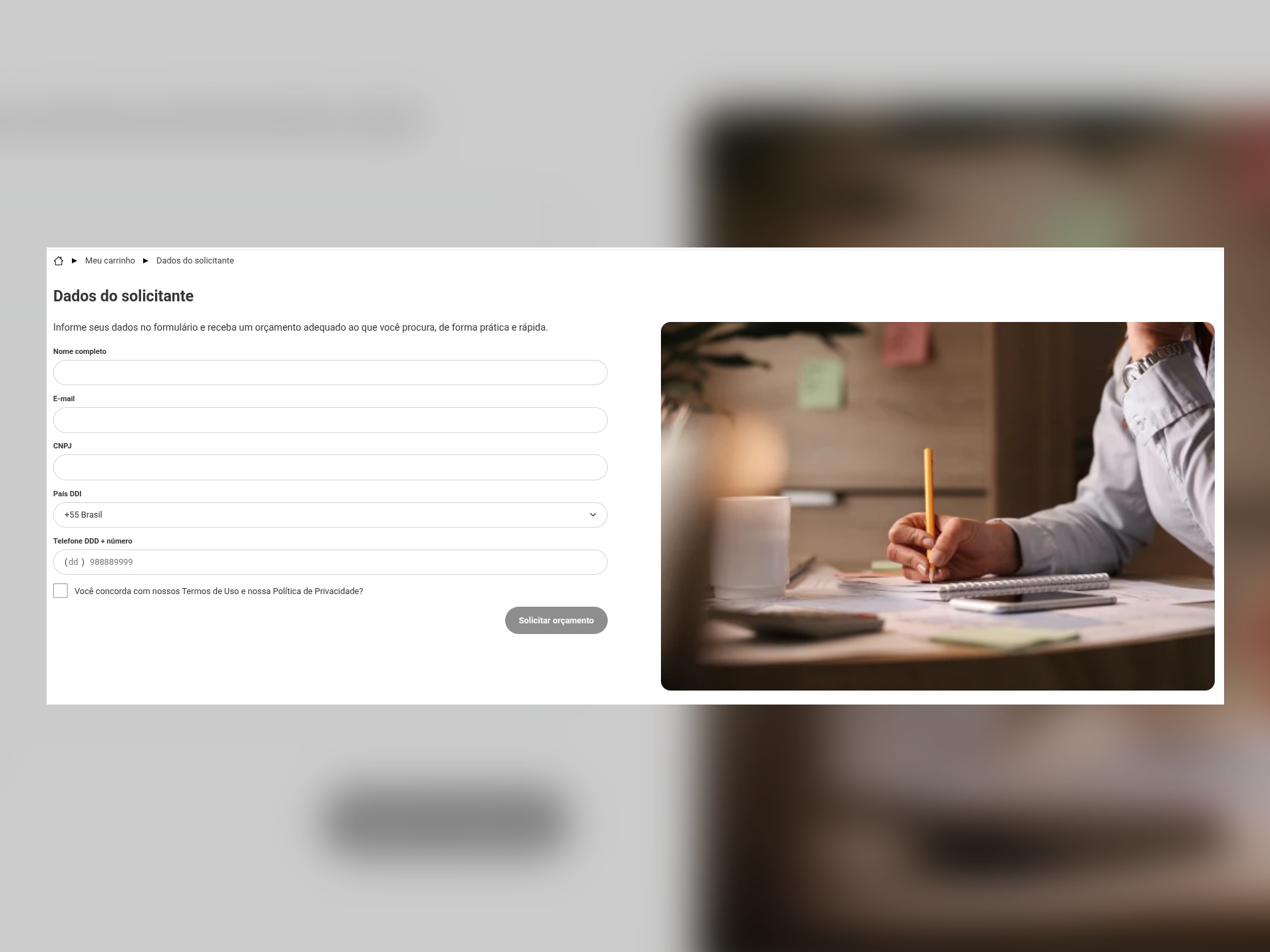 Case LT Solution: Desenvolvimento de Site B2B com Orçamento Automatizado